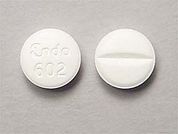 Endocet: This is a Tablet imprinted with Endo  602 on the front, nothing on the back.