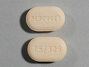 Percocet: This is a Tablet imprinted with PERCOCET on the front, 7.5-325 on the back.