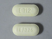 Endocet: This is a Tablet imprinted with E712 on the front, 10/325 on the back.