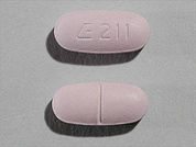 Benazepril Hcl-Hctz: This is a Tablet imprinted with E 211 on the front, nothing on the back.