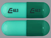 Hydroxyzine Pamoate: This is a Capsule imprinted with logo and 613 on the front, logo and 613 on the back.