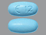Meclizine Hcl: This is a Tablet imprinted with logo and 12 on the front, nothing on the back.