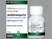 Azithromycin: Esto es un Suspensión Reconstituido Oral rosado imprimido con nada en la parte delantera, nada en la parte posterior, y es fabricado por EPIC PHARMA LLC.