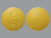 Hydroxyzine Hcl: This is a Tablet imprinted with logo and 161 on the front, nothing on the back.