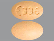 Molindone Hcl: This is a Tablet imprinted with logo and 336 on the front, nothing on the back.