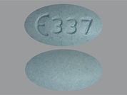 Molindone Hcl: This is a Tablet imprinted with logo and 337 on the front, nothing on the back.