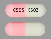 Ursodiol: This is a Capsule imprinted with E503 on the front, E503 on the back.