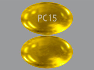 This is a Capsule imprinted with PC15 on the front, nothing on the back.