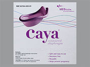 Caya Contoured: Esto es un Diaphragm imprimido con nada en la parte delantera, nada en la parte posterior, y es fabricado por None.