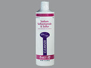 Sodium Sulfacetamide/Sulfur: This is a Cleanser imprinted with nothing on the front, nothing on the back.