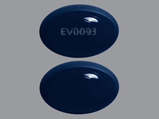This is a Capsule imprinted with EV0093 on the front, nothing on the back.