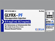 Glyrx-Pf: This is a Vial imprinted with nothing on the front, nothing on the back.