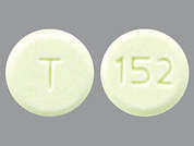 Meloxicam: This is a light yellow round Tablet imprinted with T on the front, 152 on the back, and is manufactured by XLCARE PHARMACE.