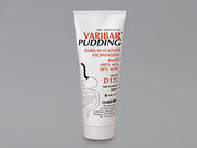 Varibar Pudding: This is a Paste imprinted with nothing on the front, nothing on the back.