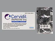 Inserto Er de 10 Mg de Cervidil