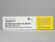 Betamethasone Valerate: This is a Cream imprinted with nothing on the front, nothing on the back.