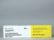 Alclometasone Dipropionate: This is a Cream imprinted with nothing on the front, nothing on the back.