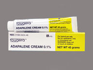 Adapalene 0.1% (package of 45.0 gram(s)) Cream