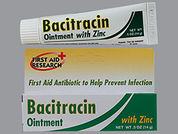 Bacitracin: This is a Ointment imprinted with nothing on the front, nothing on the back.