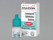Latanoprost: This is a Drops imprinted with nothing on the front, nothing on the back.