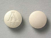 Armour Thyroid: This is a light tan round Tablet imprinted with logo and TF on the front, nothing on the back, and is manufactured by FOREST/ALLERGAN.