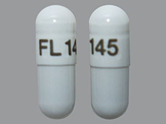 This is a Capsule imprinted with FL 145 on the front, nothing on the back.