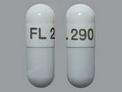 Linzess: This is a white oblong Capsule imprinted with FL 290 on the front, nothing on the back, and is manufactured by ALLERGAN INC..