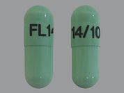 Namzaric: This is a Capsule Sprinkle Er 24 Hr imprinted with FL 14/10 on the front, nothing on the back.