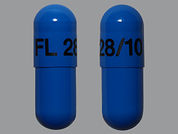 Namzaric: This is a Capsule Sprinkle Er 24 Hr imprinted with FL 28/10 on the front, nothing on the back.
