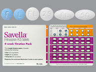 Tableta Empaque De Dosis de 12.5-25-50 de Savella