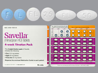 This is a Tablet Dose Pack imprinted with F or FL on the front, L or 25 or 50 on the back.