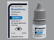 Bromfenac Sodium: This is a Drops imprinted with nothing on the front, nothing on the back.