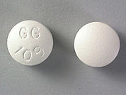 Perphenazine: This is a Tablet imprinted with GG  109 on the front, nothing on the back.