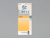 Clobex: This is a Shampoo imprinted with nothing on the front, nothing on the back.