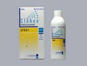 Clobex: This is a Spray Non-aerosol imprinted with nothing on the front, nothing on the back.