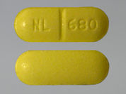 Pentazocine And Naloxone Hcl: This is a Tablet imprinted with NL 680 on the front, nothing on the back.