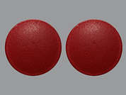 One Daily Multivitamin: Esto es un Tableta rojo redondo imprimido con nada en la parte delantera, nada en la parte posterior, y es fabricado por GERI-CARE.
