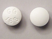 Desipramine Hcl: This is a Tablet imprinted with GG  168 on the front, nothing on the back.