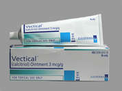Vectical: This is a clear Ointment imprinted with nothing on the front, nothing on the back, and is manufactured by GALDERMA LABORA.