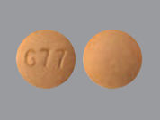 Oxymorphone Hcl Er: Esto es un Tableta Er 12 Hr imprimido con G77 en la parte delantera, nada en la parte posterior, y es fabricado por None.