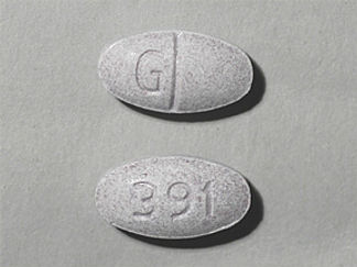 This is a Tablet Er imprinted with G on the front, 391 on the back.