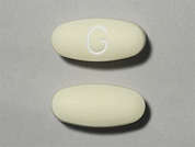 Colestipol Hcl: This is a off-white oval Tablet imprinted with G on the front, nothing on the back, and is manufactured by AMNEAL PHARMACE.