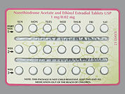 Norethindrone-Ethin Estradiol: Esto es un Tableta imprimido con 16 en la parte delantera, G en la parte posterior, y es fabricado por None.