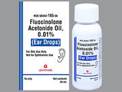 Fluocinolone Acetonide Oil: Esto es un Gotas imprimido con nada en la parte delantera, nada en la parte posterior, y es fabricado por None.