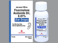 Fluocinolone Acetonide Oil 0.01 % (package of 20.0) Drops