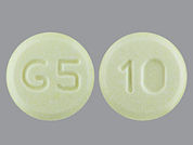 Pravastatin Sodium: This is a yellow round Tablet imprinted with G5 on the front, 10 on the back, and is manufactured by CIPLA USA, INC..