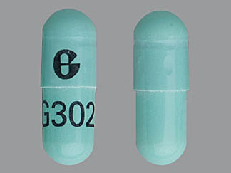 This is a Capsule imprinted with logo on the front, G302 on the back.