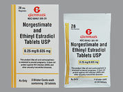 Norgestimate-Ethinyl Estradiol: Esto es un Tableta imprimido con A7 or A2 en la parte delantera, nada en la parte posterior, y es fabricado por None.