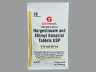 Tableta de 0.25-0.035 de Norgestimate-Ethinyl Estradiol