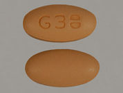 Trandolapril-Verapamil: This is a Tablet I And Extend R Biphase 24hr imprinted with G38 on the front, nothing on the back.